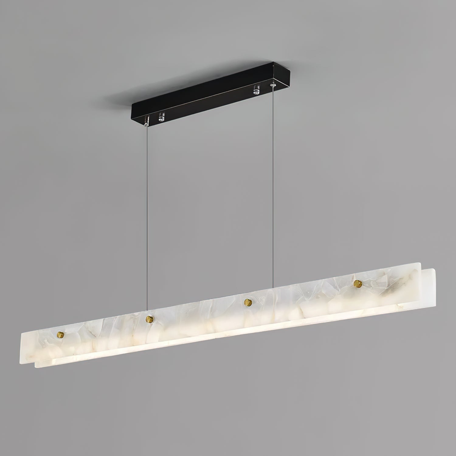 Ljomuvye LED Modern Linear Metal Pendant Light - Letslighting