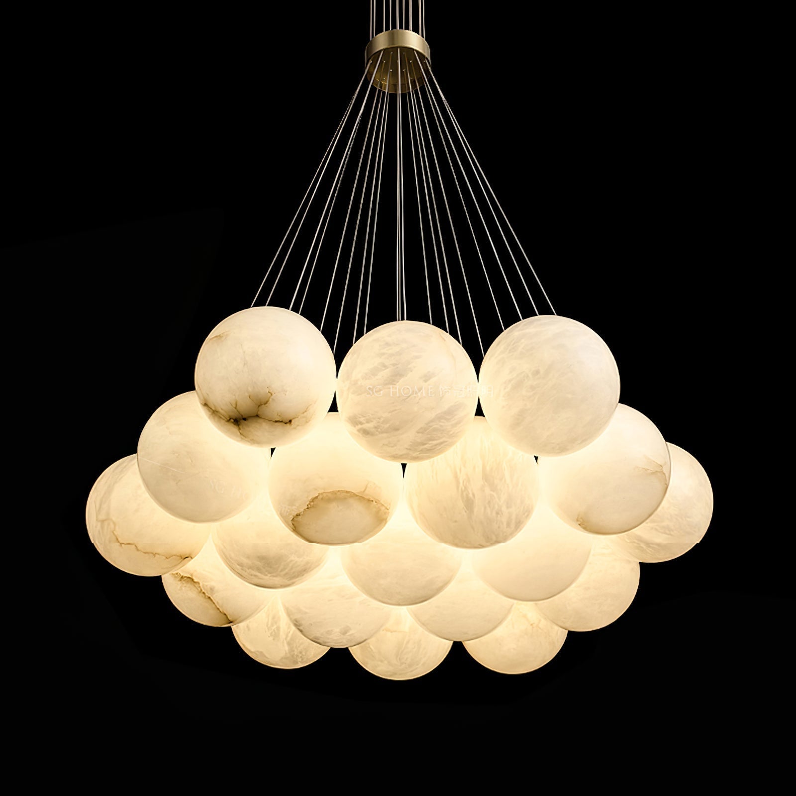 Zovenila Alabaster Chandelier - Neutralighting