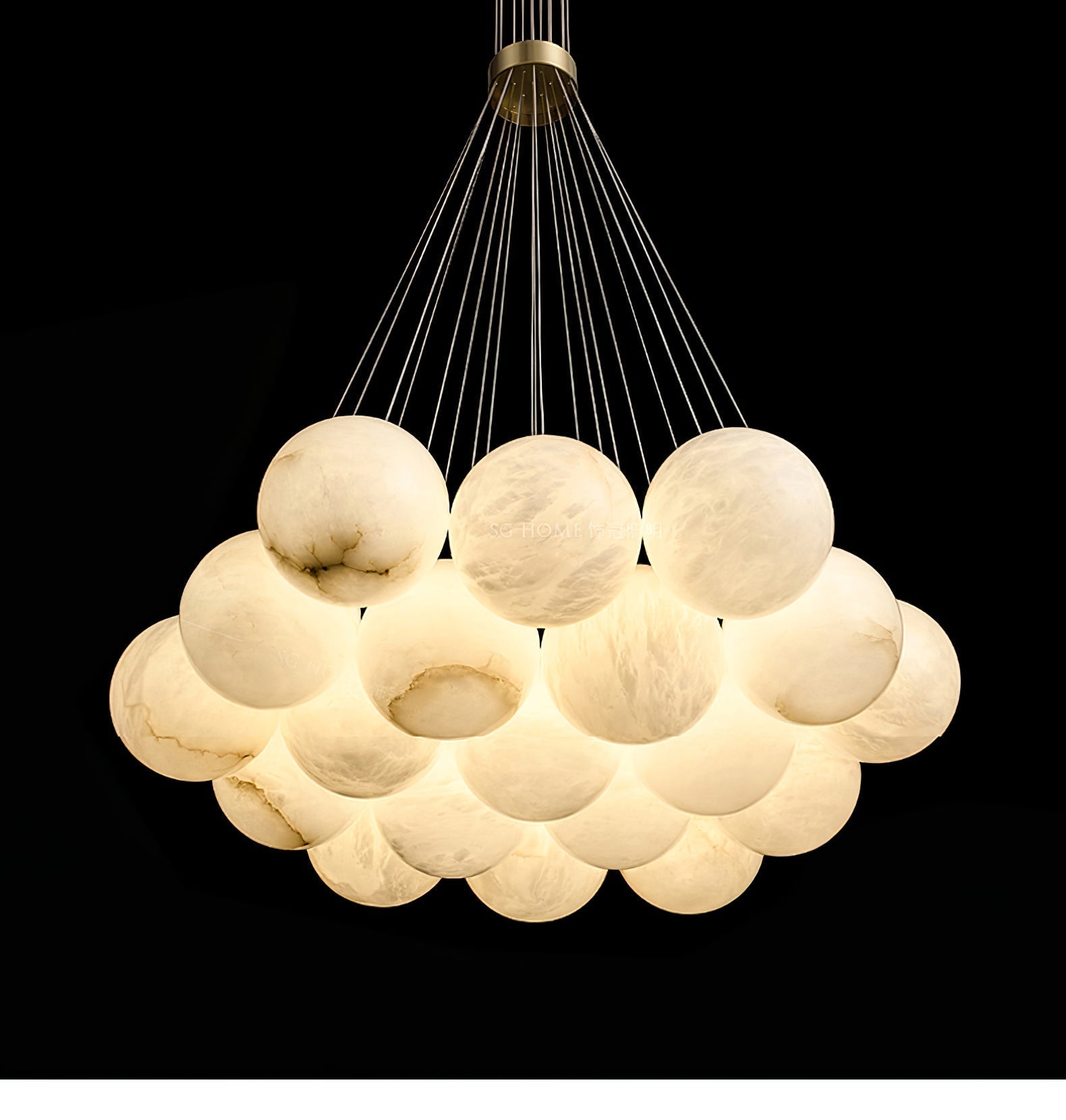 Zovenila Alabaster Chandelier - Neutralighting
