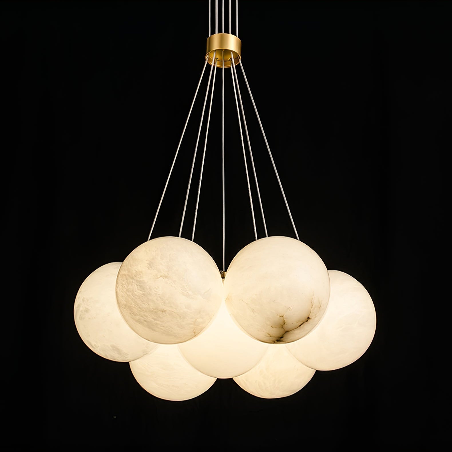 Zovenila Alabaster Chandelier - Neutralighting