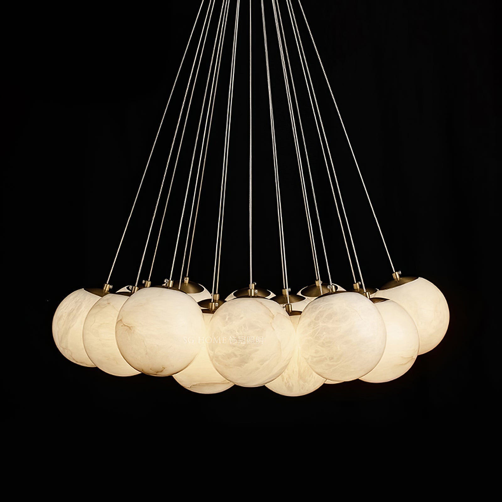 Zovenila Alabaster Chandelier - Neutralighting