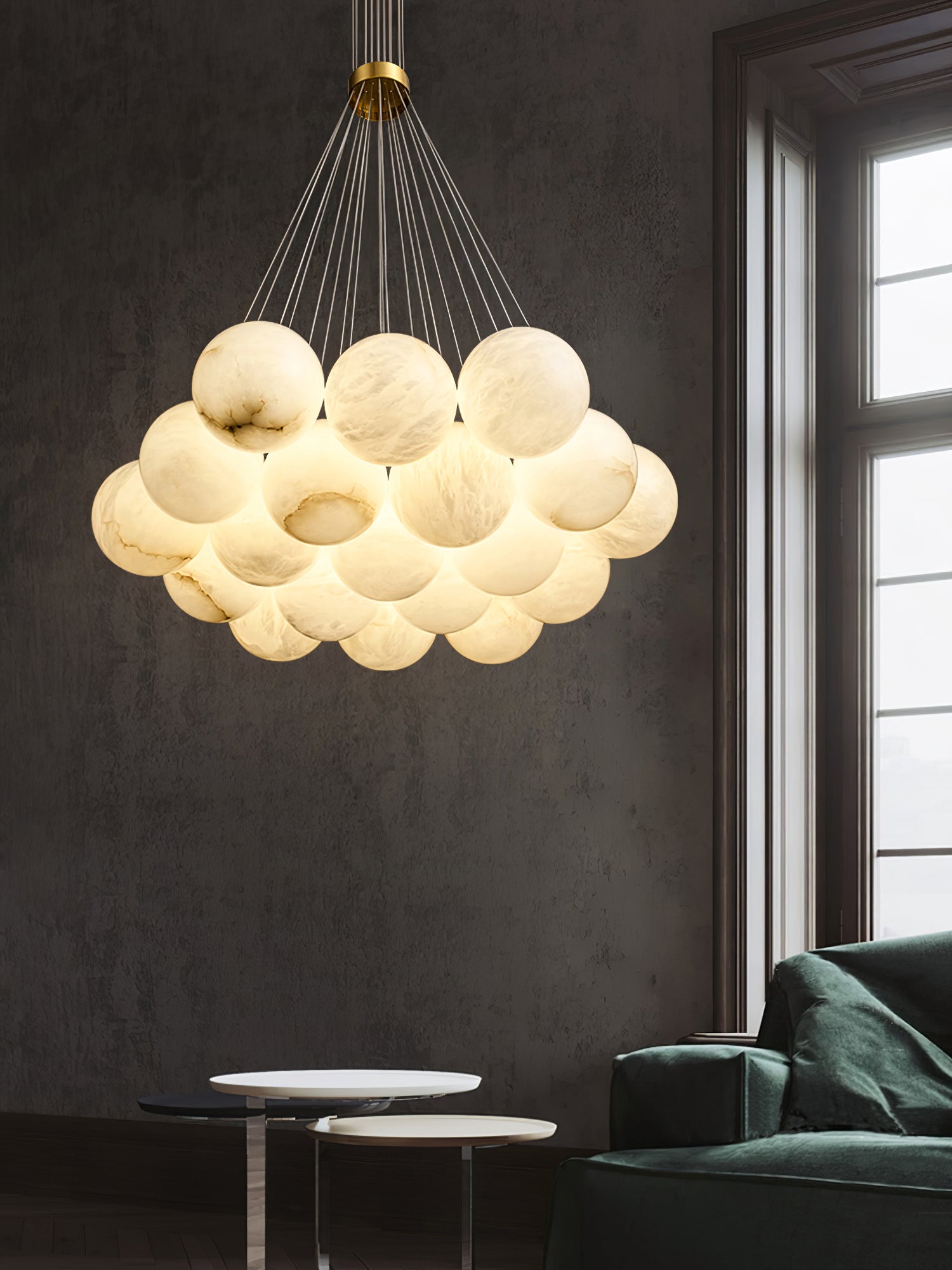 Zovenila Alabaster Chandelier - Neutralighting