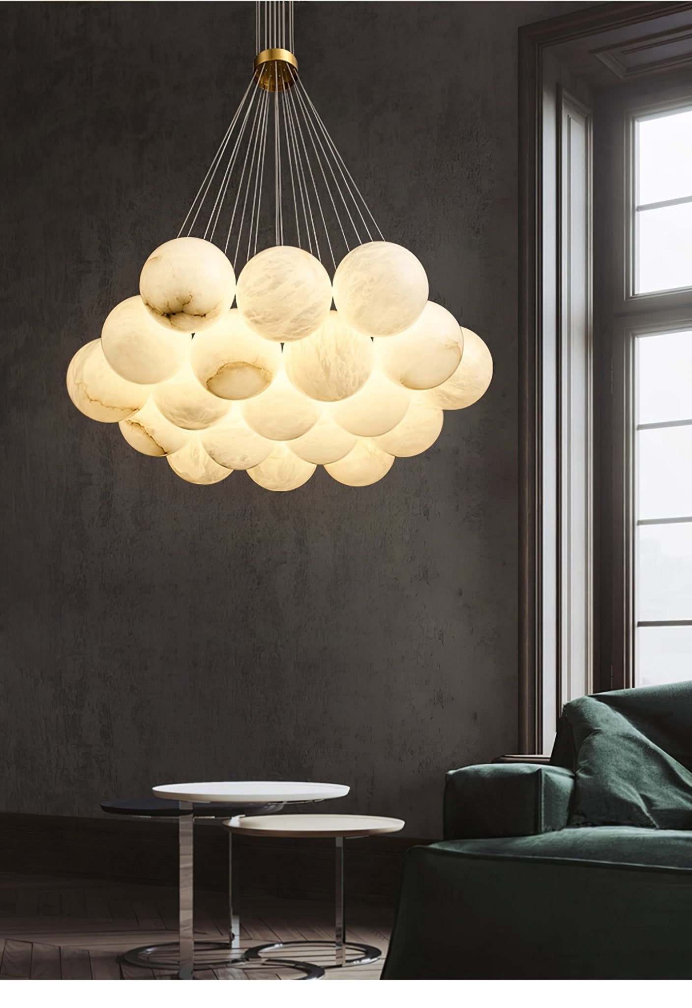 Zovenila Alabaster Chandelier - Neutralighting