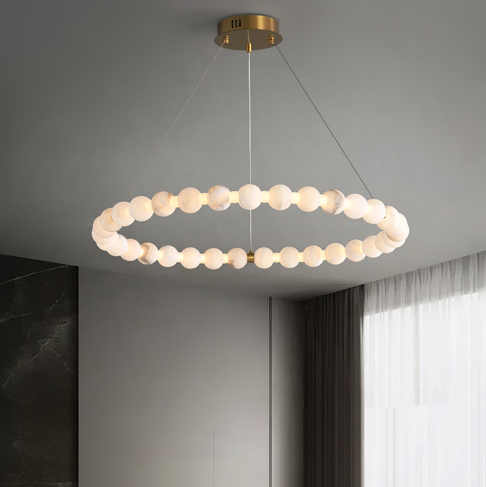 Orion Modern Alabaster Pendant Light - Neutralighting