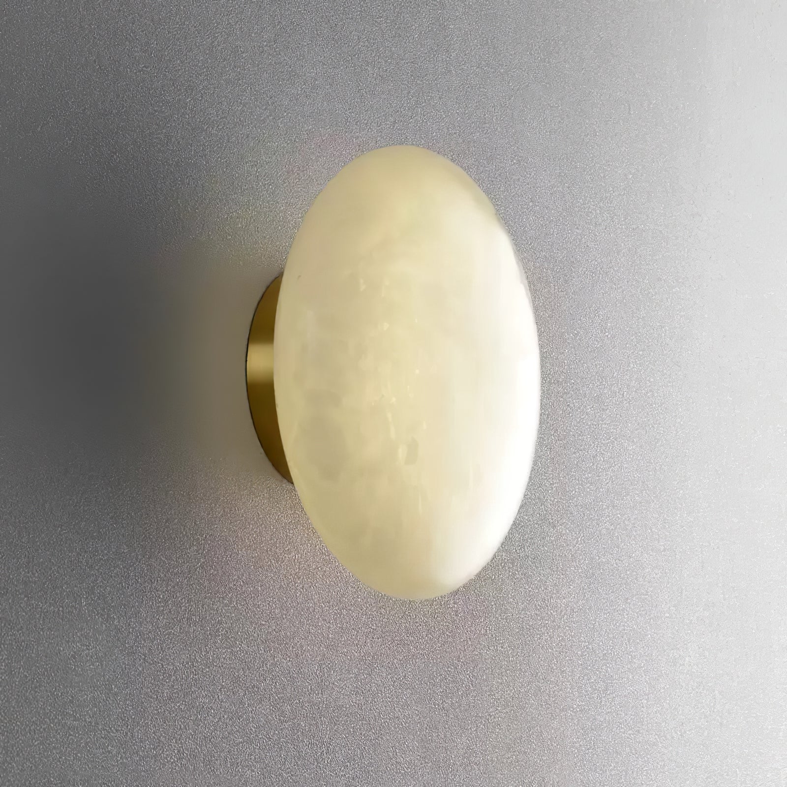 Vanorara Minimalist Alabaster Flush Mount Light - Neutralighting