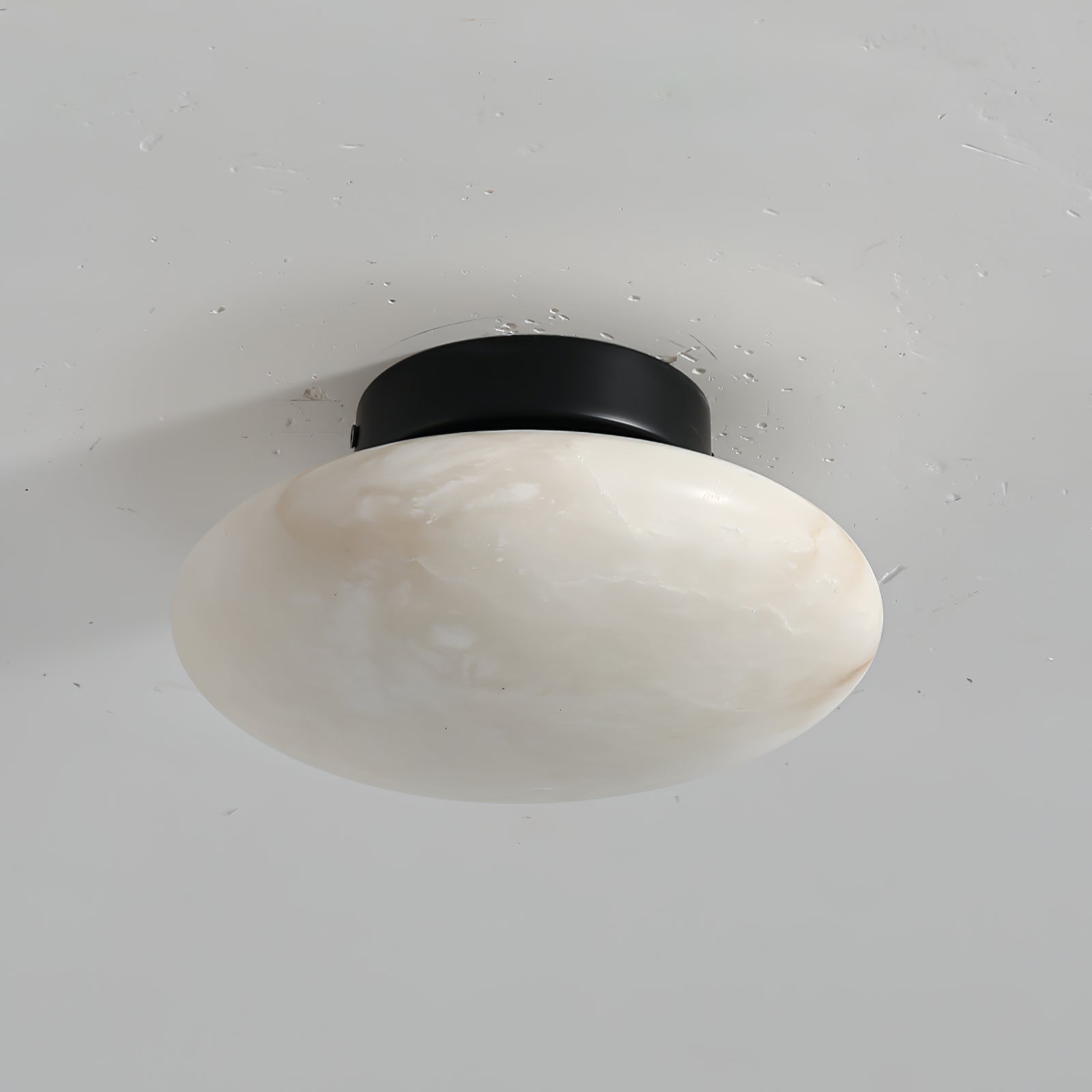 Vanorara Minimalist Alabaster Flush Mount Light - Neutralighting