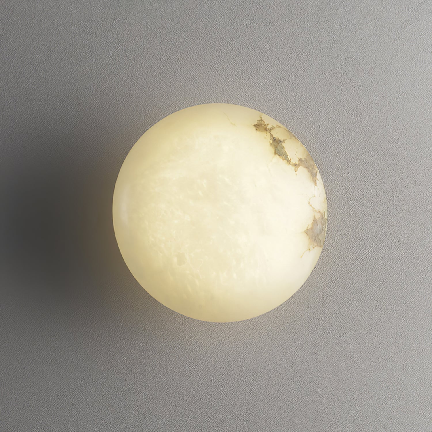 Vanorara Minimalist Alabaster Flush Mount Light - Neutralighting
