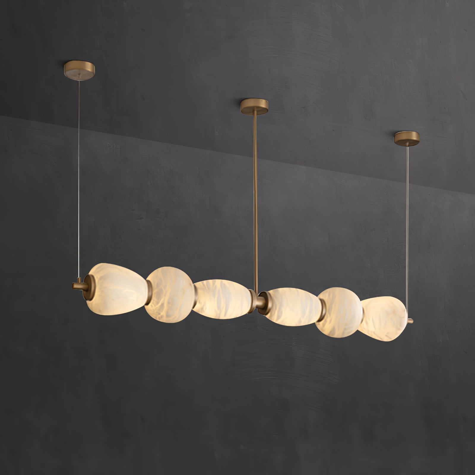 Cyrilla Alabaster Linear Pendant Light - Neutralighting