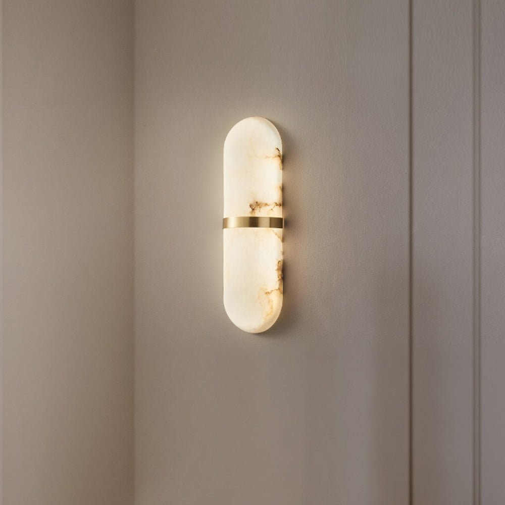 Ostruvyd Luxury Pill Alabaster Wall Lamp - Letslighting