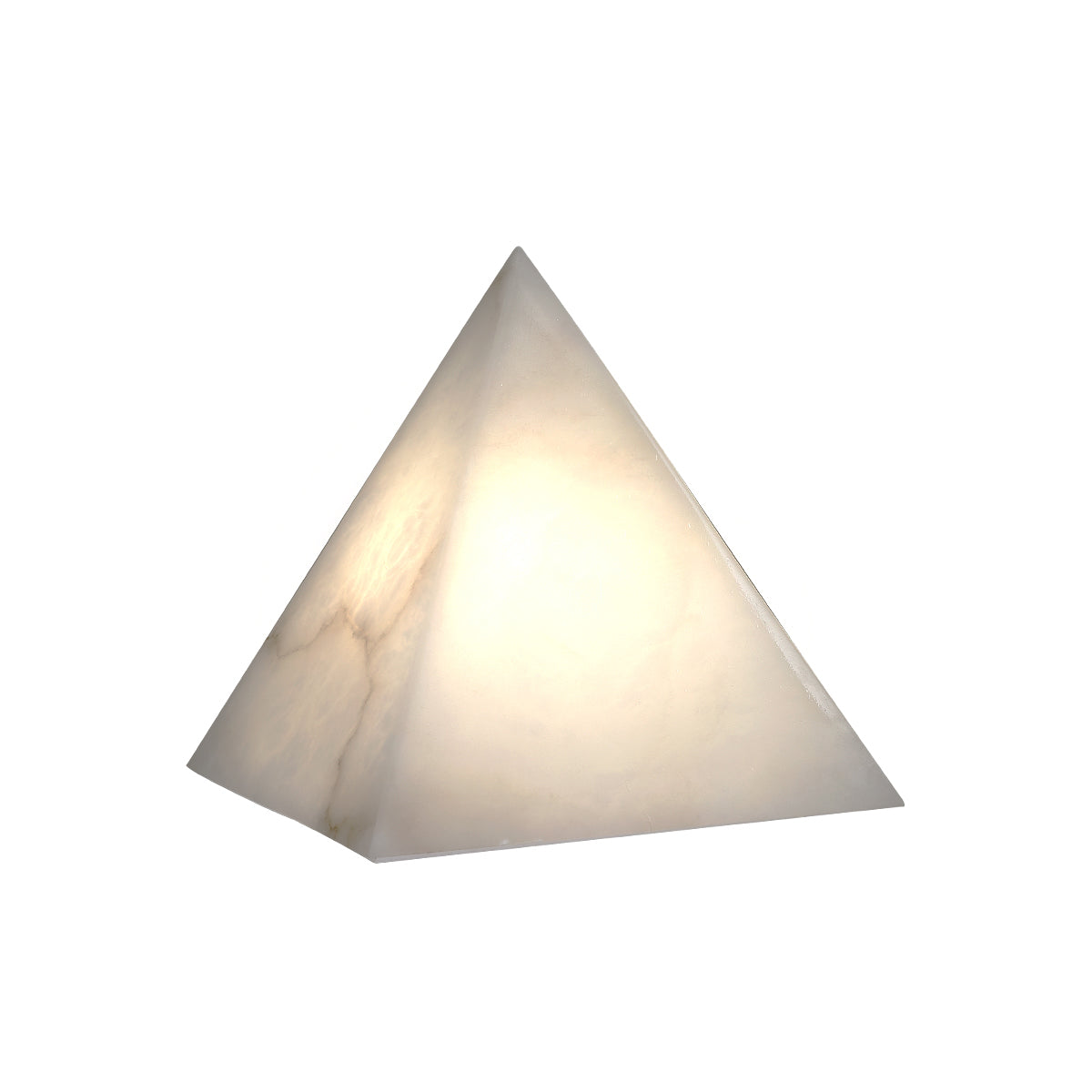Alabaster Pyramid Table Lamp - Letslighting