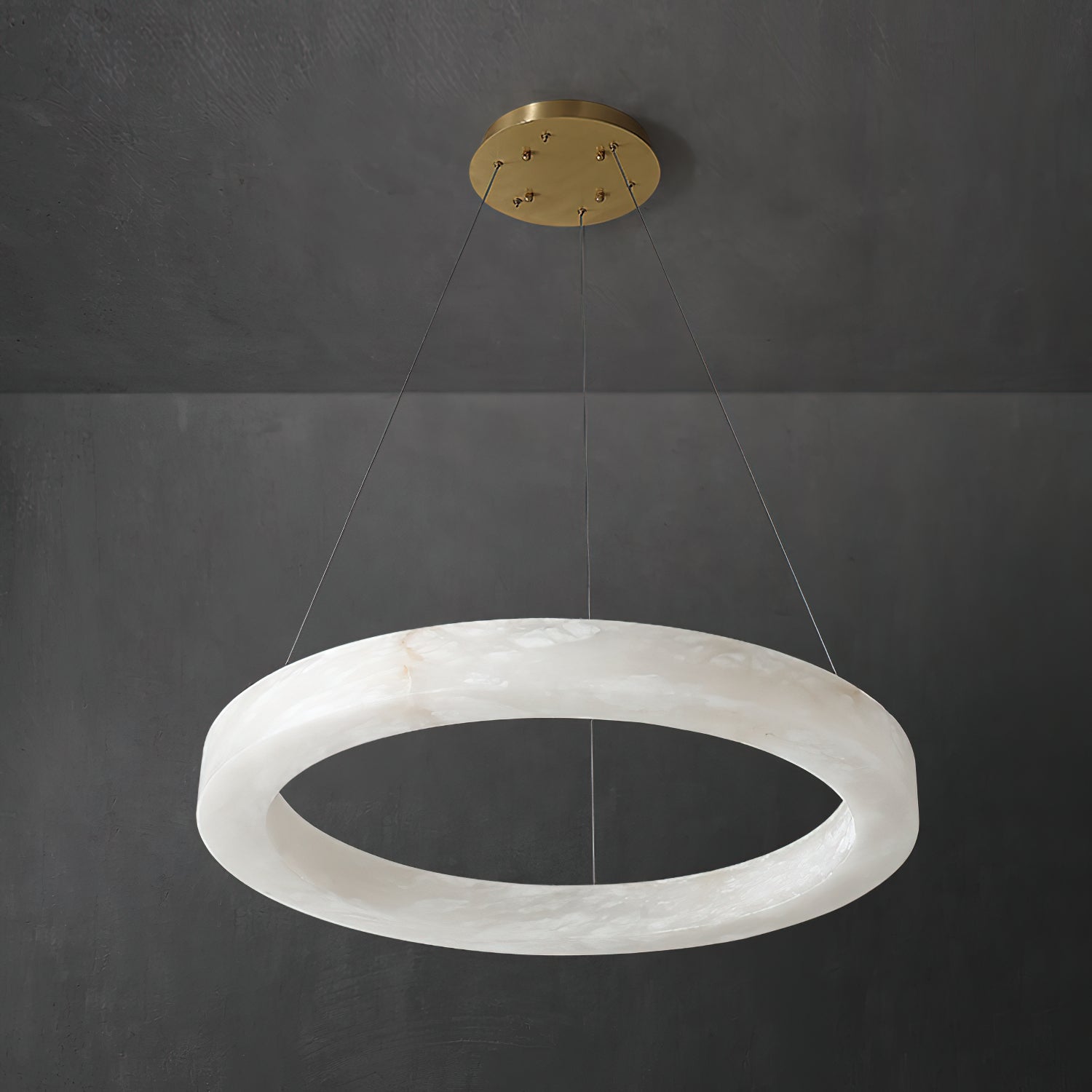 Plotuvyn Postmodern Luxury Ring Alabaster Chandelier - Letslighting
