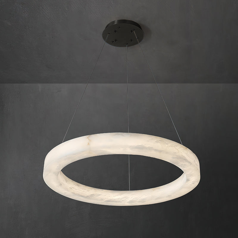 Plotuvyn Postmodern Luxury Ring Alabaster Chandelier - Letslighting