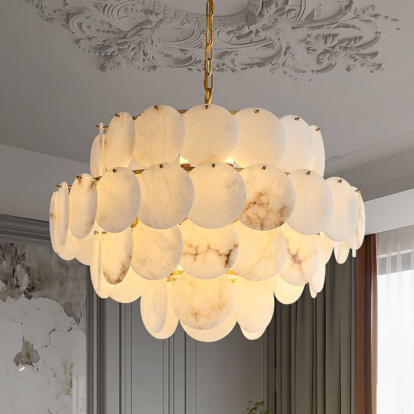 Ulorir Alabaster Chandelier - Neutralighting