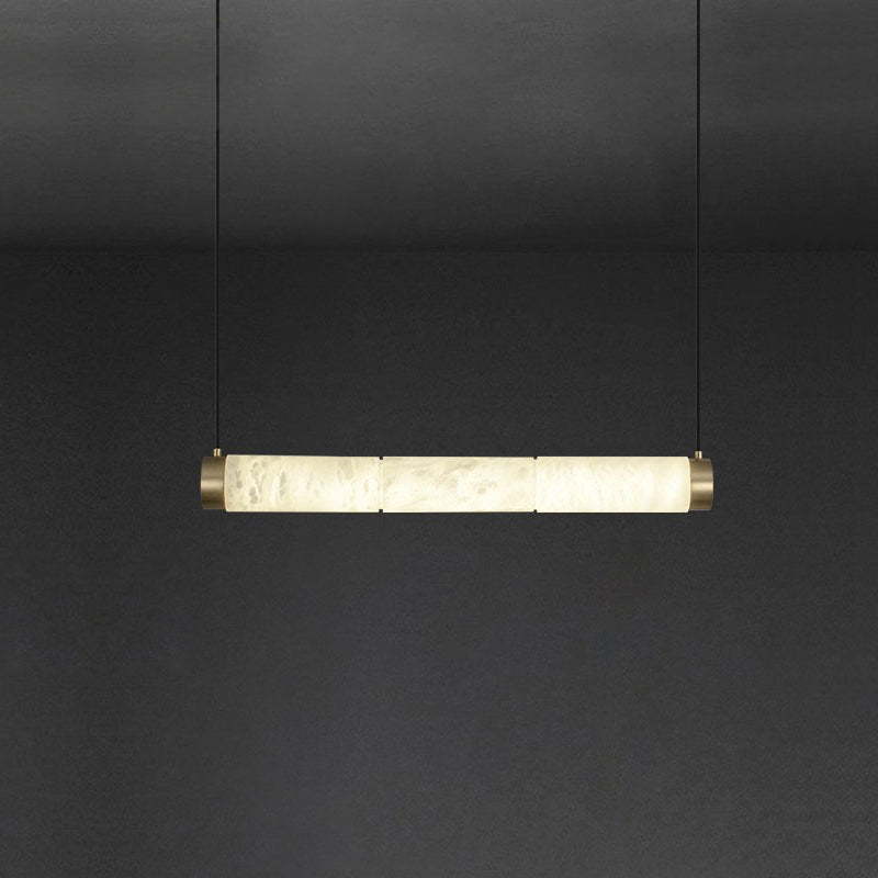 Plotuvyi Modern Strip Alabaster Pendant Light - Letslighting