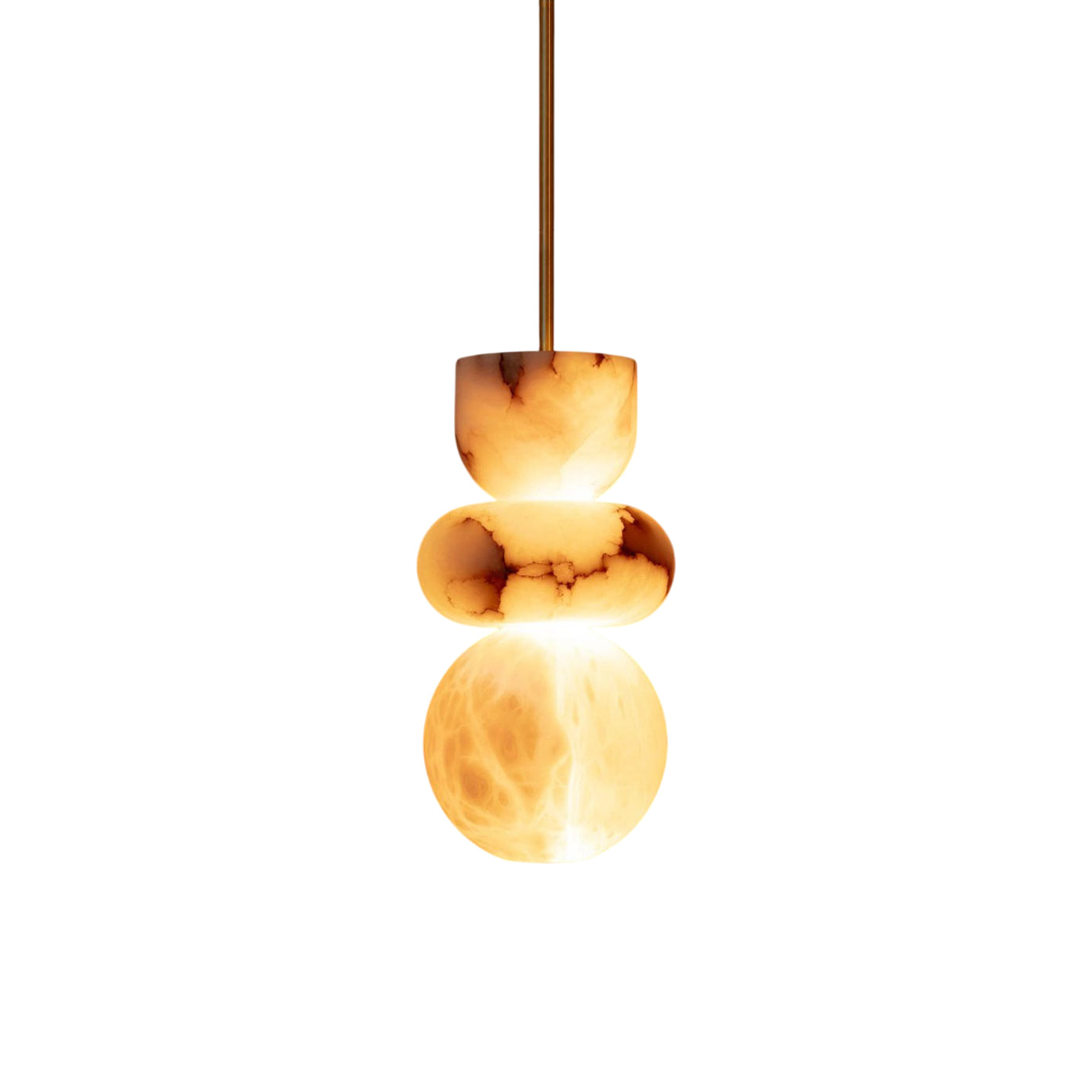 Rauduvyn Modern Totem Alabaster Pendant Lamp - Letslighting