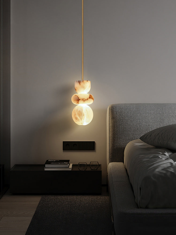 Rauduvyn Modern Totem Alabaster Pendant Lamp - Letslighting