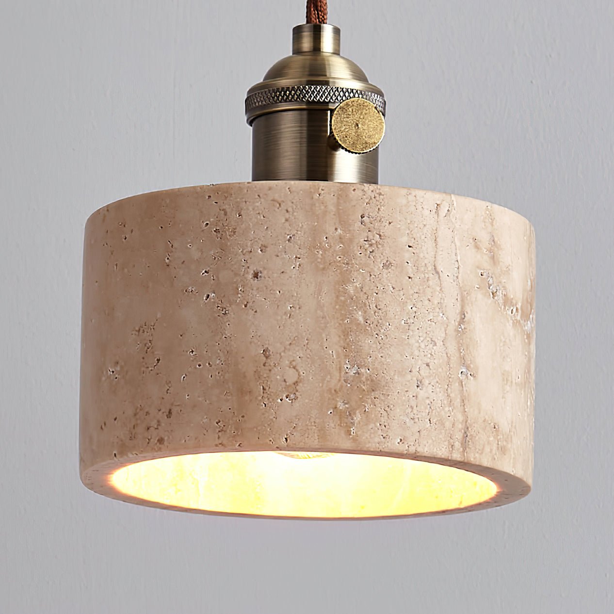 Lysorel Travertine Pendant Light - Blowlighting