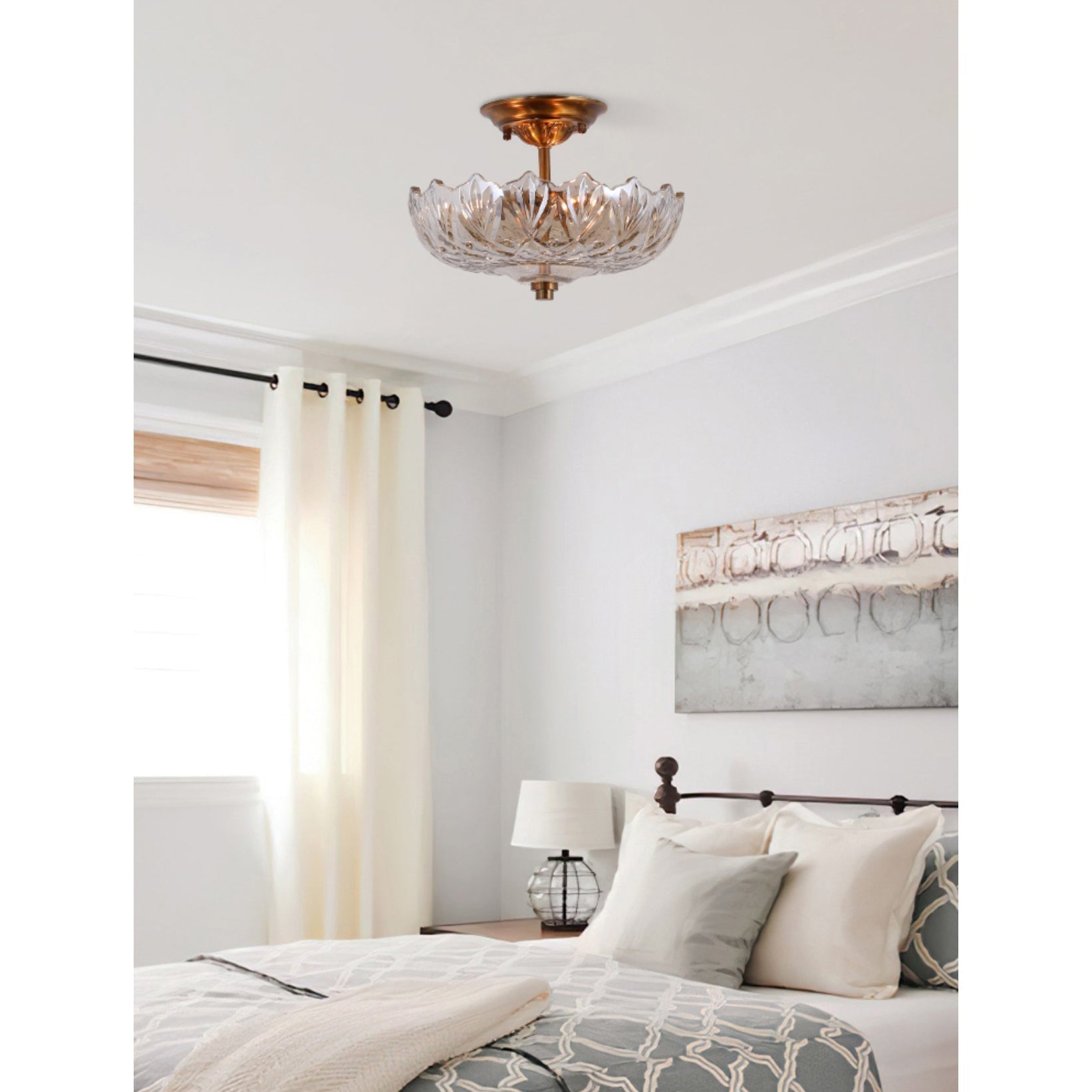 Qvistuvyi Postmoderne Luxus-Deckenlampe aus Glas-Letslighting