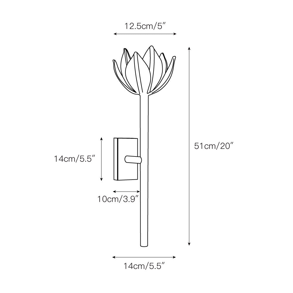 Ulfuvyn Messing Wandleuchte-Letslighting