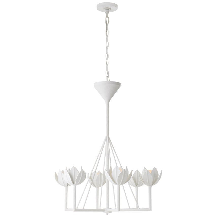 Alberto Modern Minimalist Floral Brass Chandelier - Letslighting