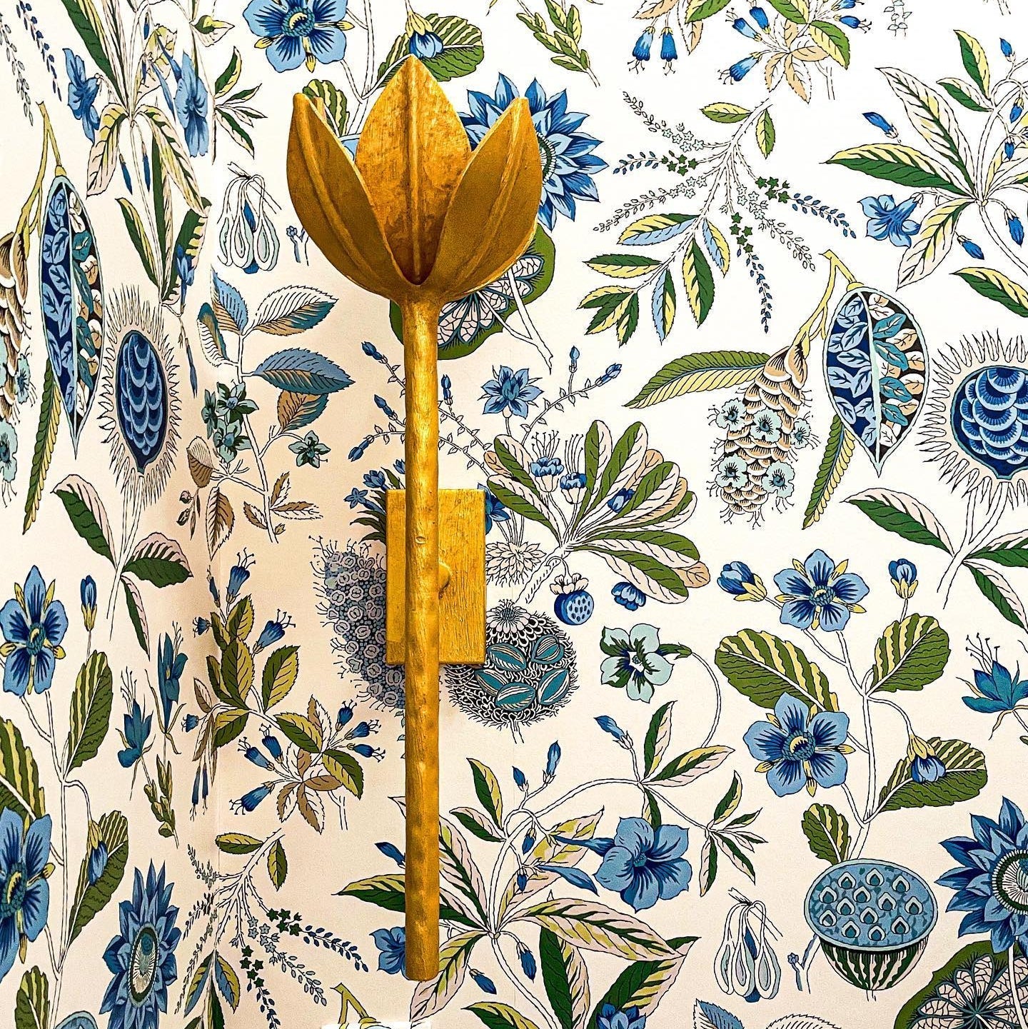 Quina Blumen-Wandleuchte