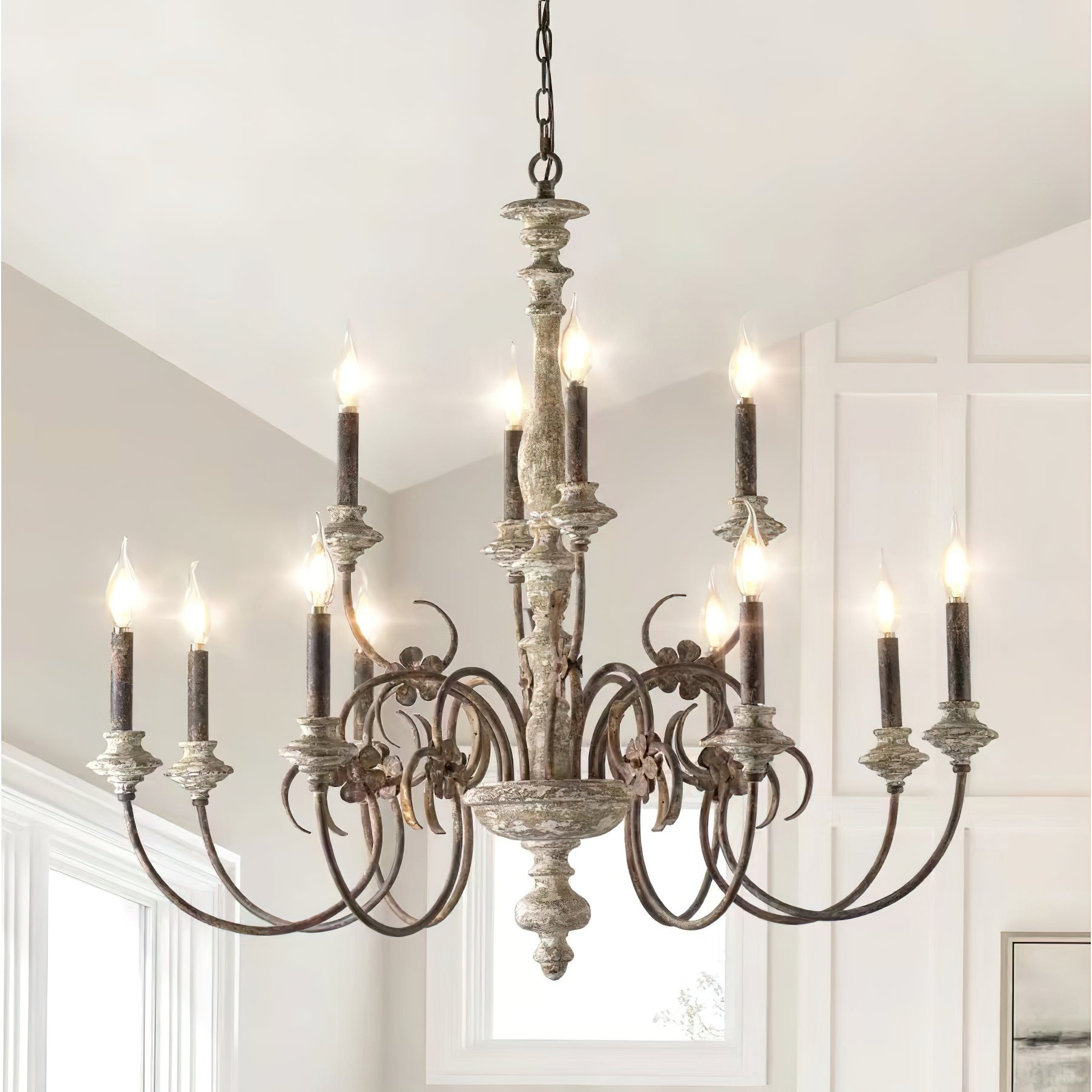 Waegnuvyn Traditioneller Vintage-Kerzenleuchter-Letslighting