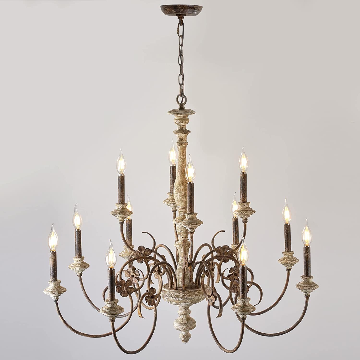 Waegnuvyn Traditioneller Vintage-Kerzenleuchter-Letslighting