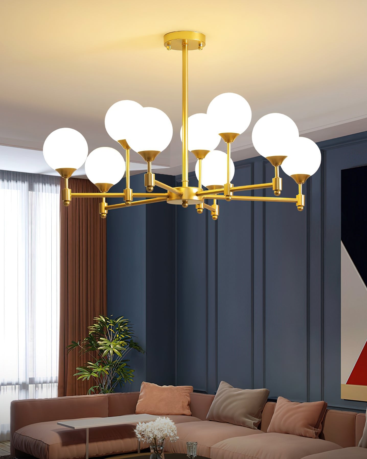 Solara Elegant Glas Kronleuchter-Letslighting