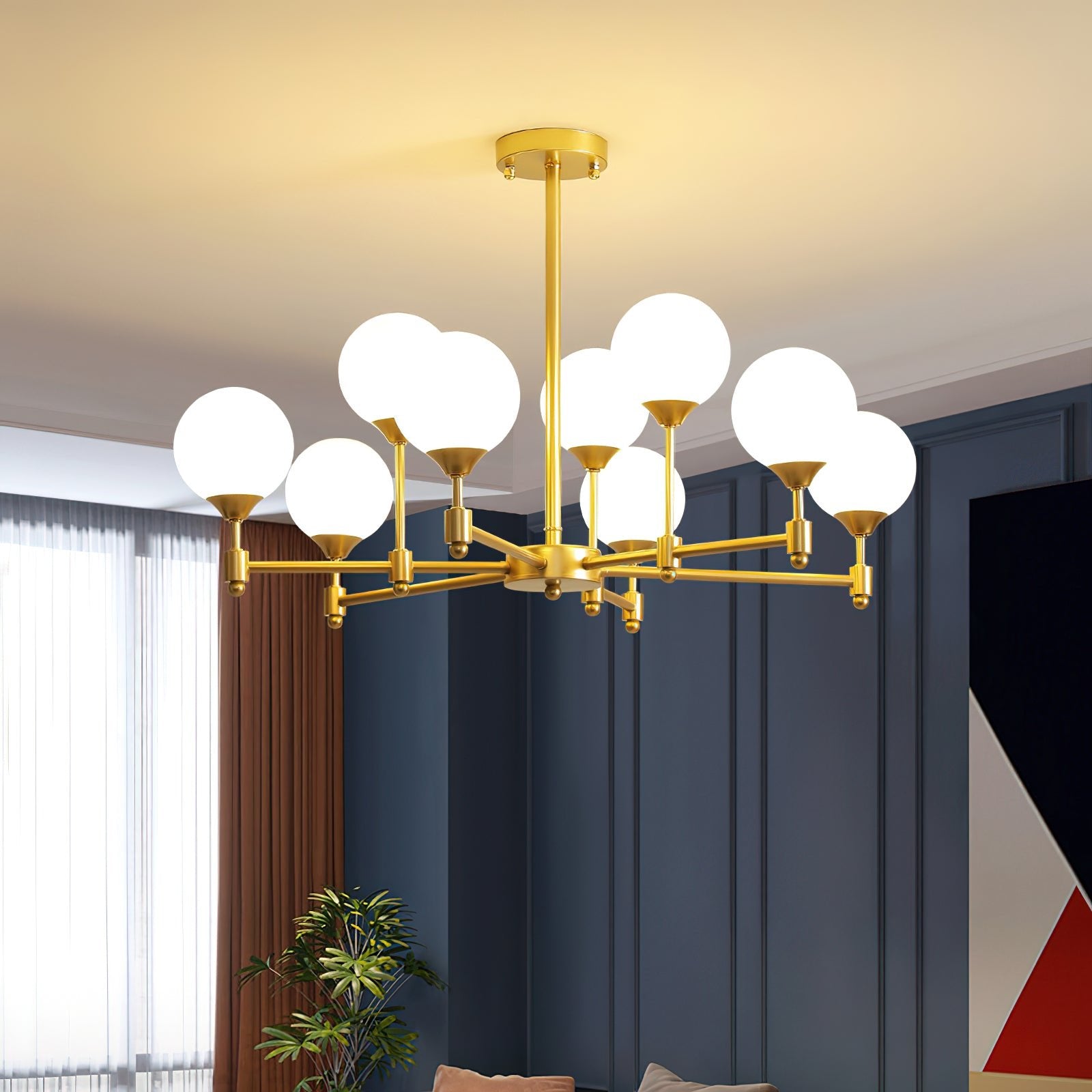 Solara Elegant Glas Kronleuchter-Letslighting