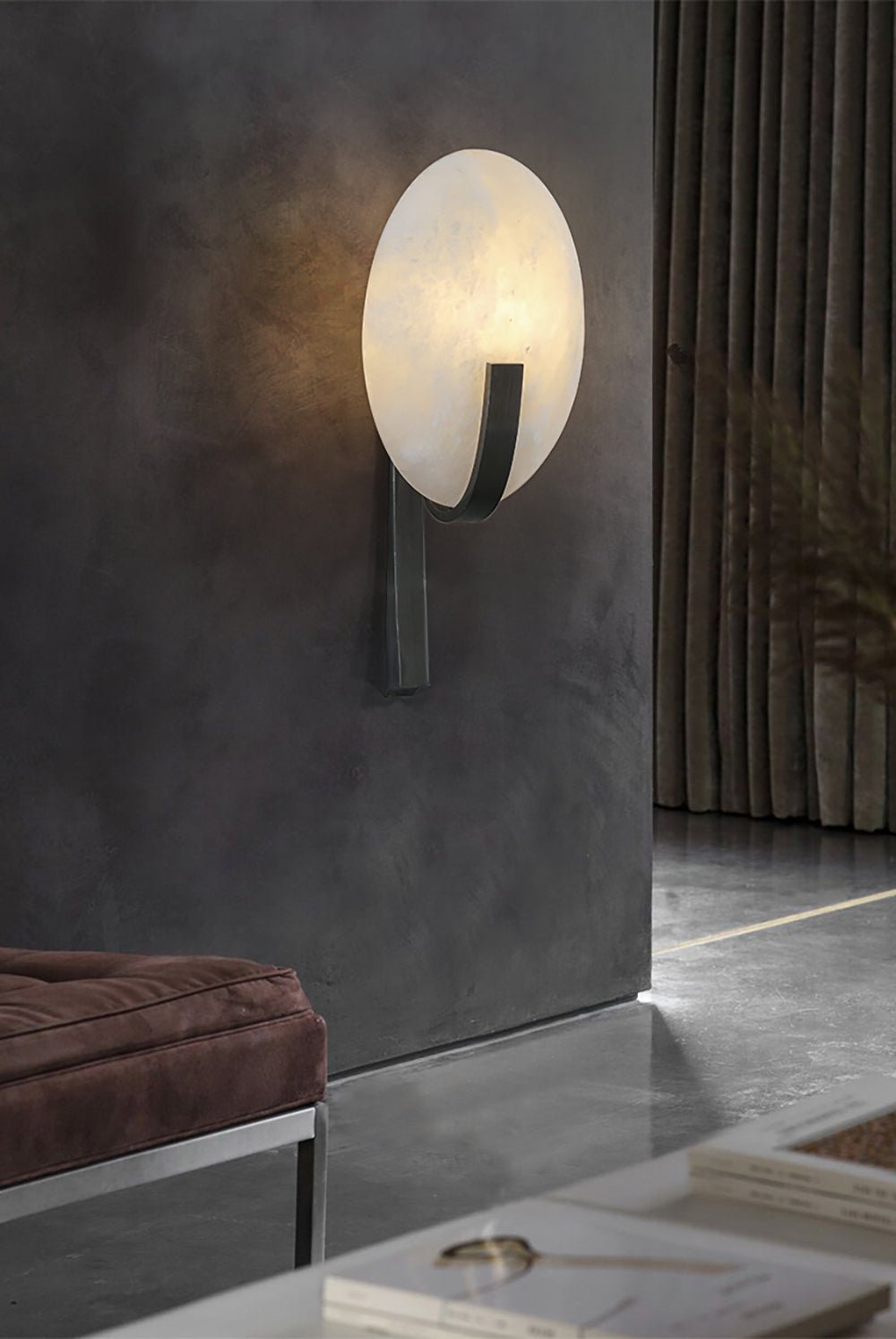 Selene Modern Alabaster Wall Lamp - Neutralighting