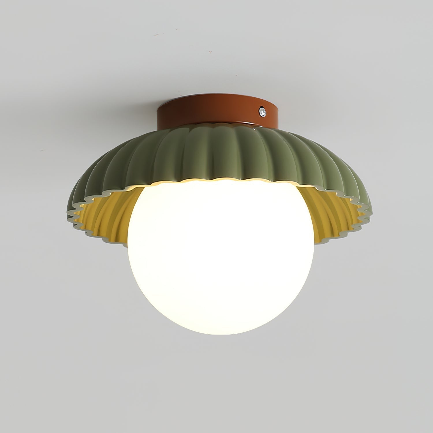 Scallop Glow Flush Mount Ceiling Light - Letslighting