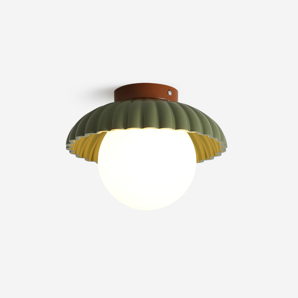 Scallop Glow Flush Mount Ceiling Light - Letslighting