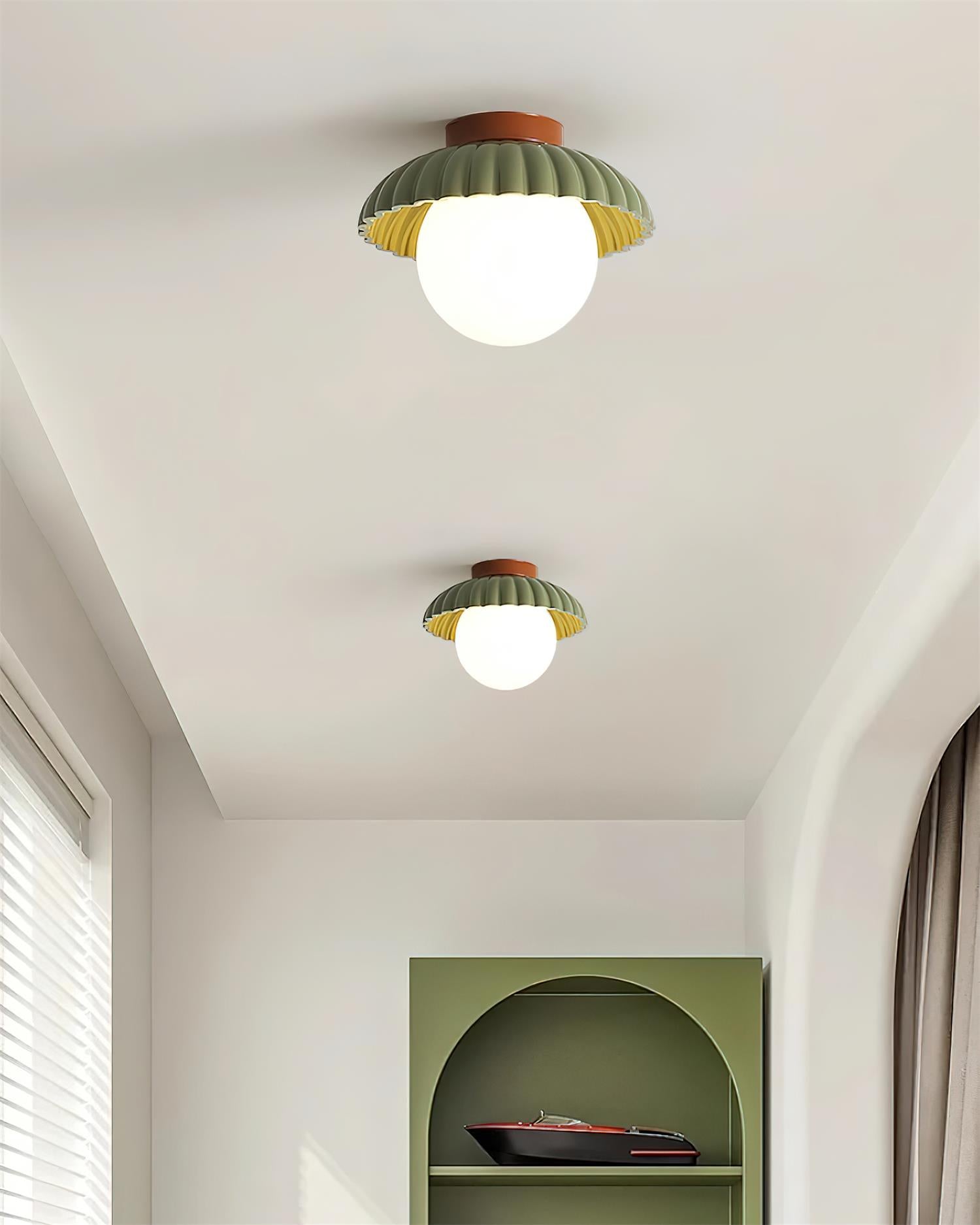 Scallop Glow Flush Mount Ceiling Light - Letslighting