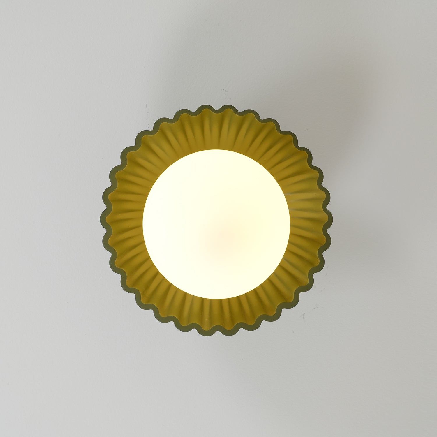Scallop Glow Flush Mount Ceiling Light - Letslighting