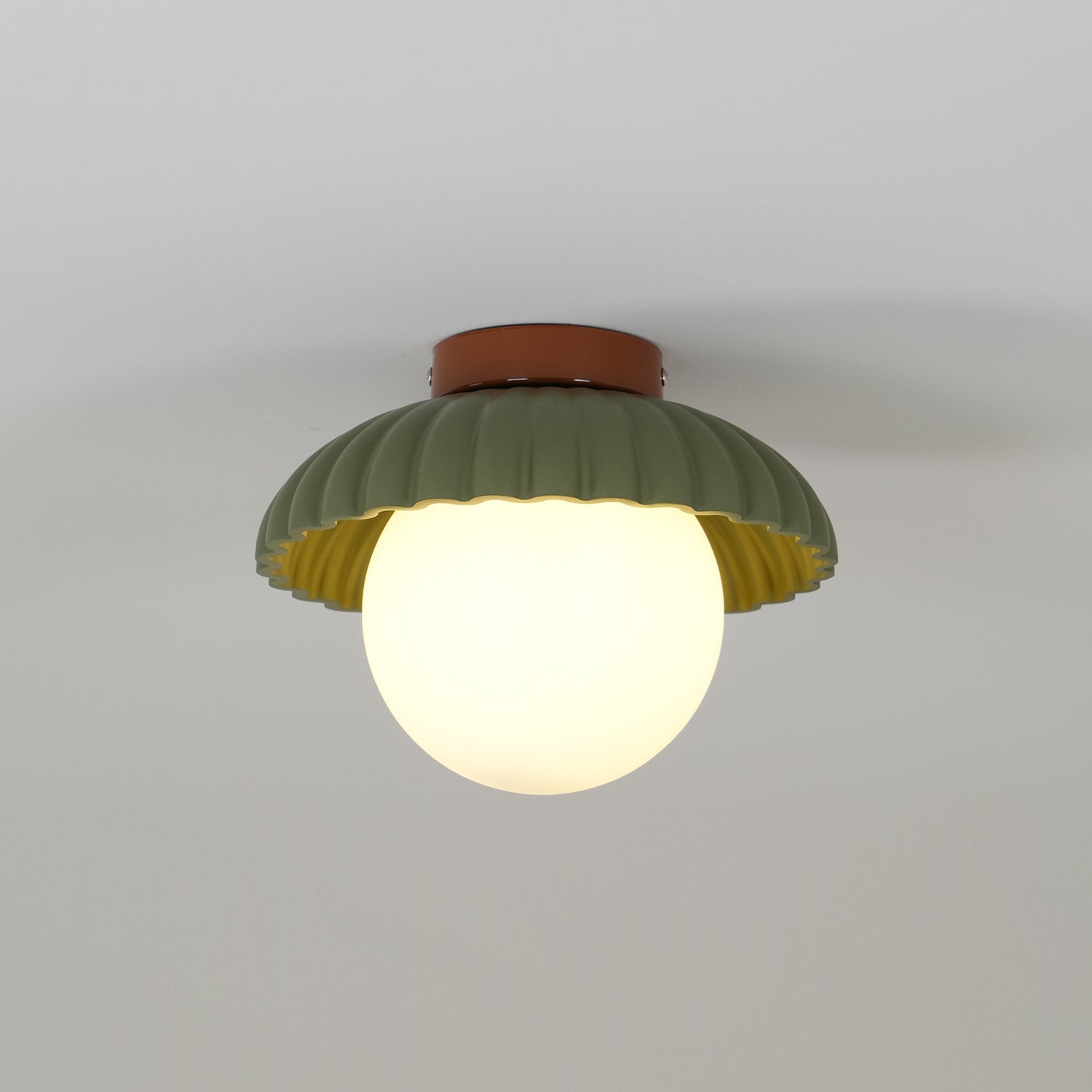 Scallop Glow Flush Mount Ceiling Light - Letslighting