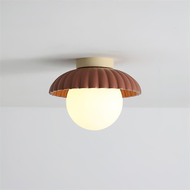 Scallop Glow Flush Mount Ceiling Light - Letslighting