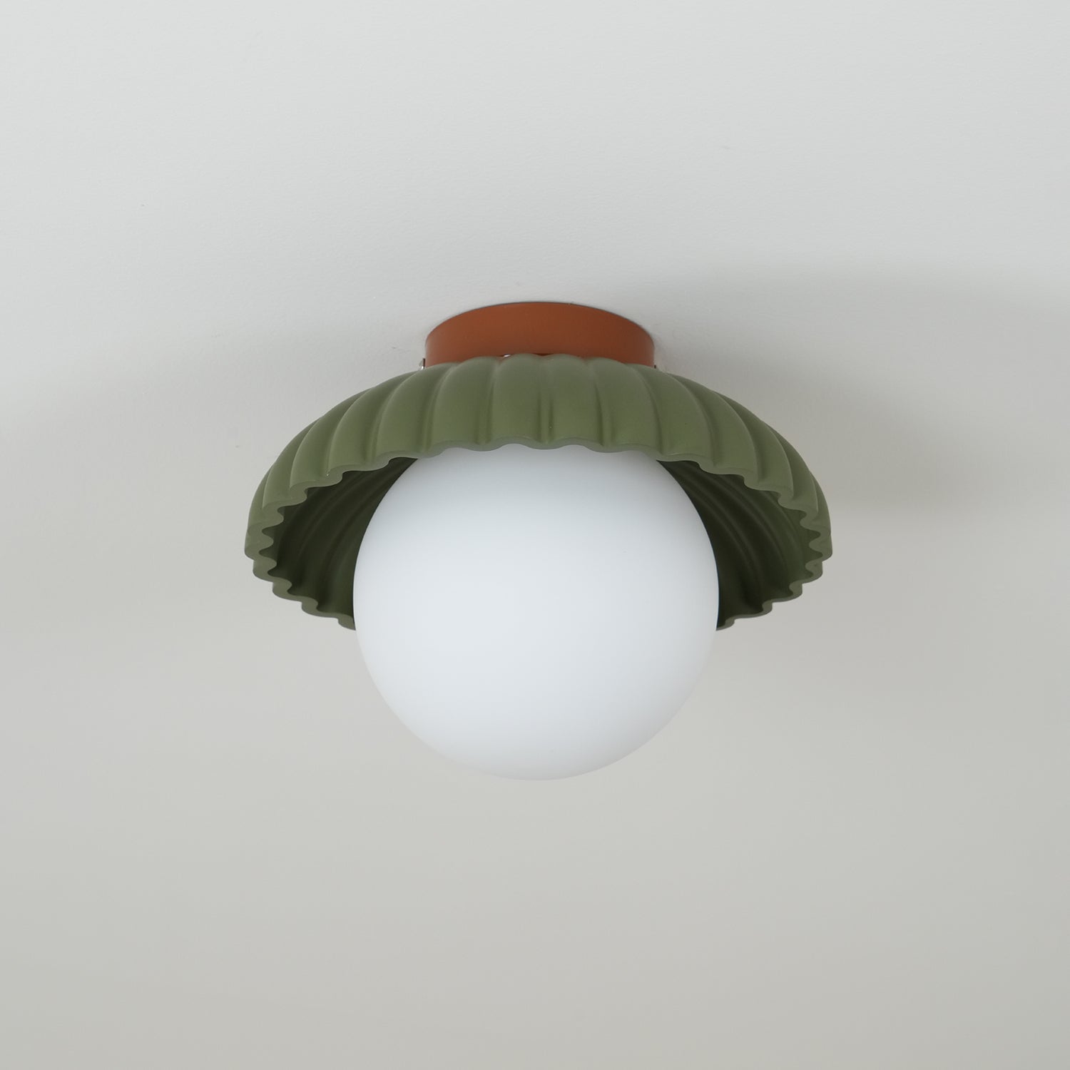 Scallop Glow Flush Mount Ceiling Light - Letslighting
