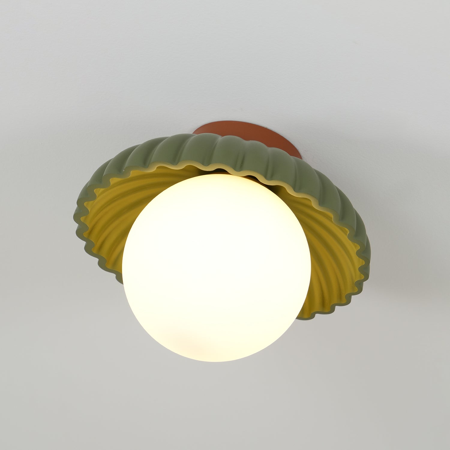 Scallop Glow Flush Mount Ceiling Light - Letslighting