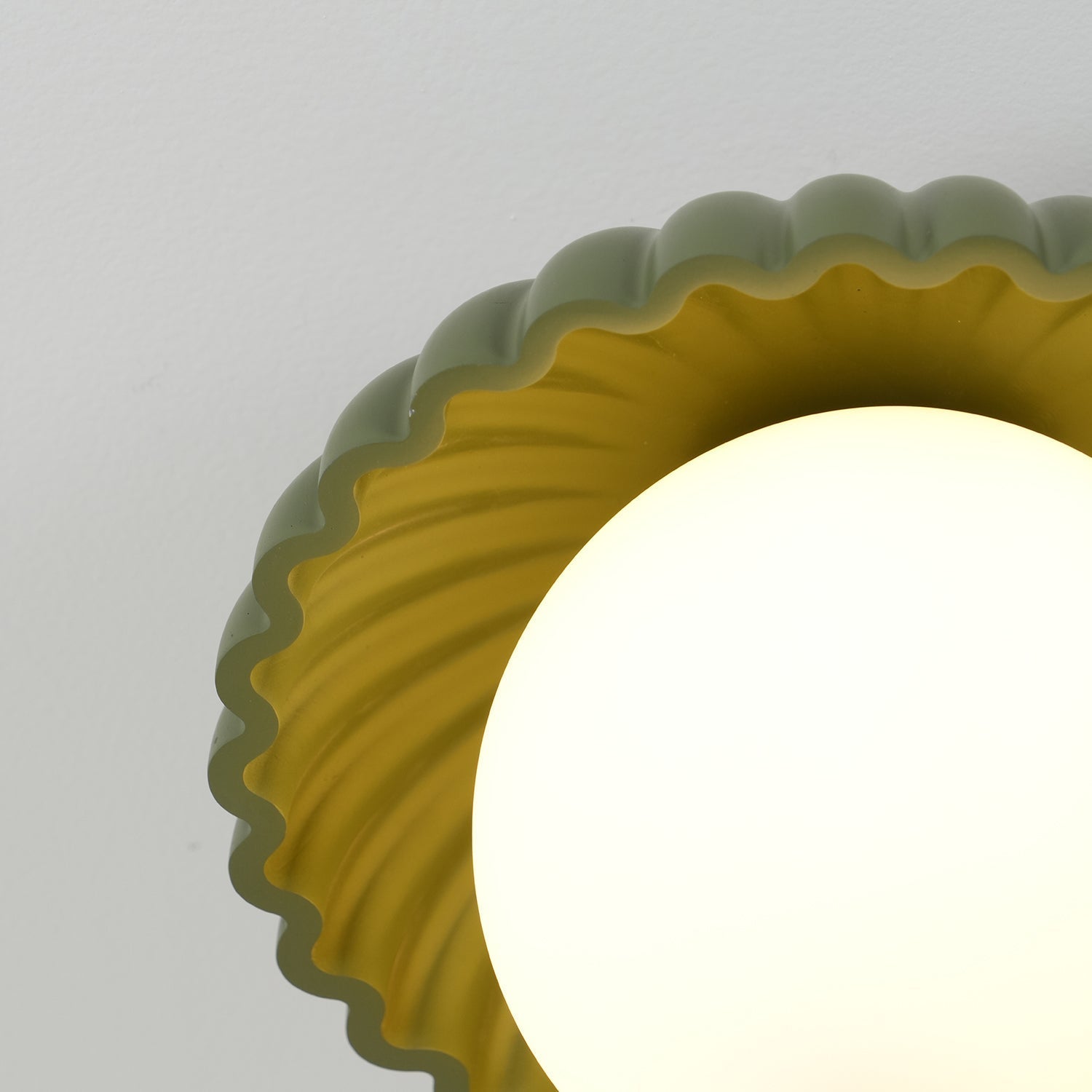 Scallop Glow Flush Mount Ceiling Light - Letslighting