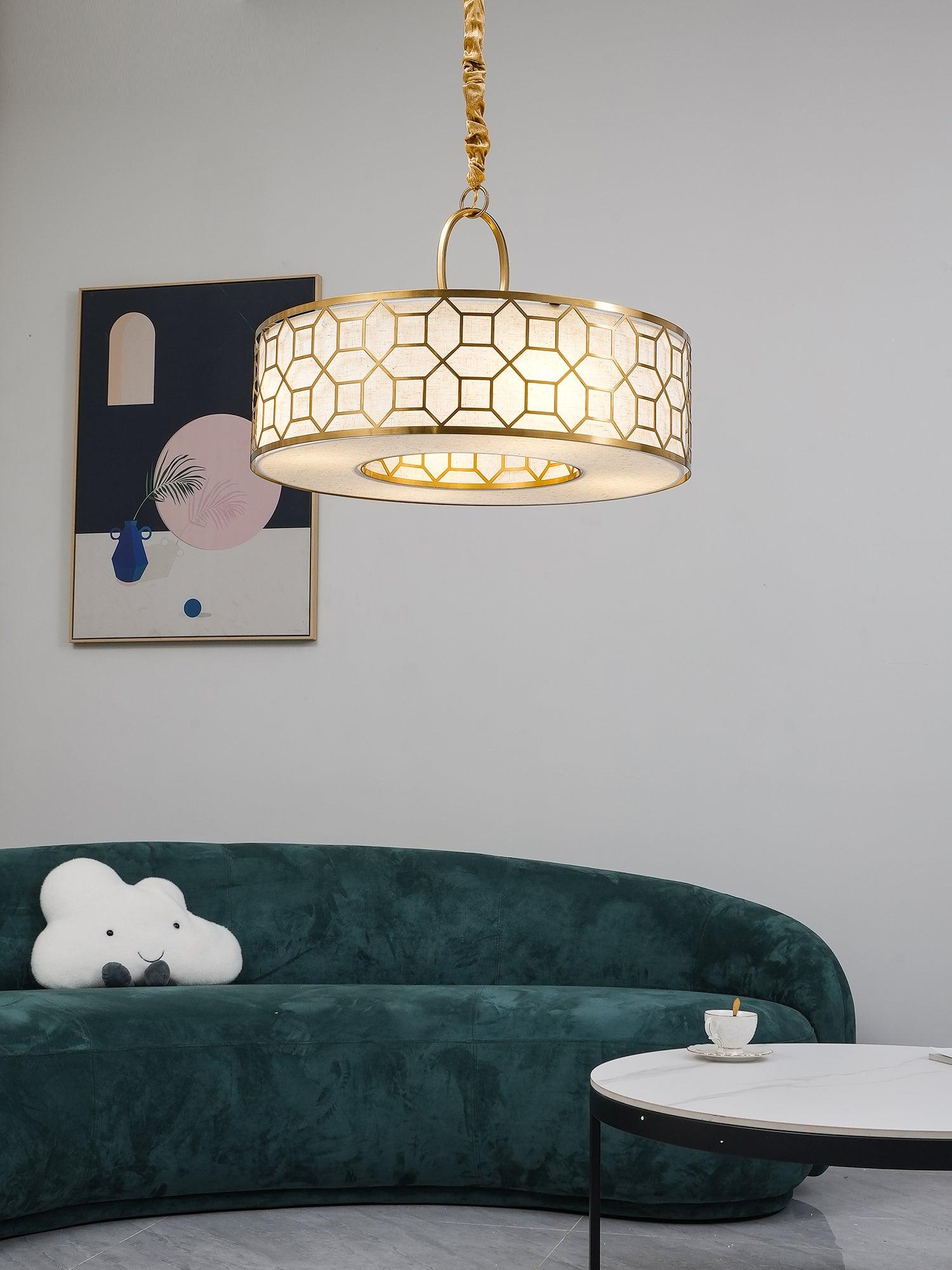 Arshaor Premium Elegance Kupferglas Pendelleuchte-Letslighting