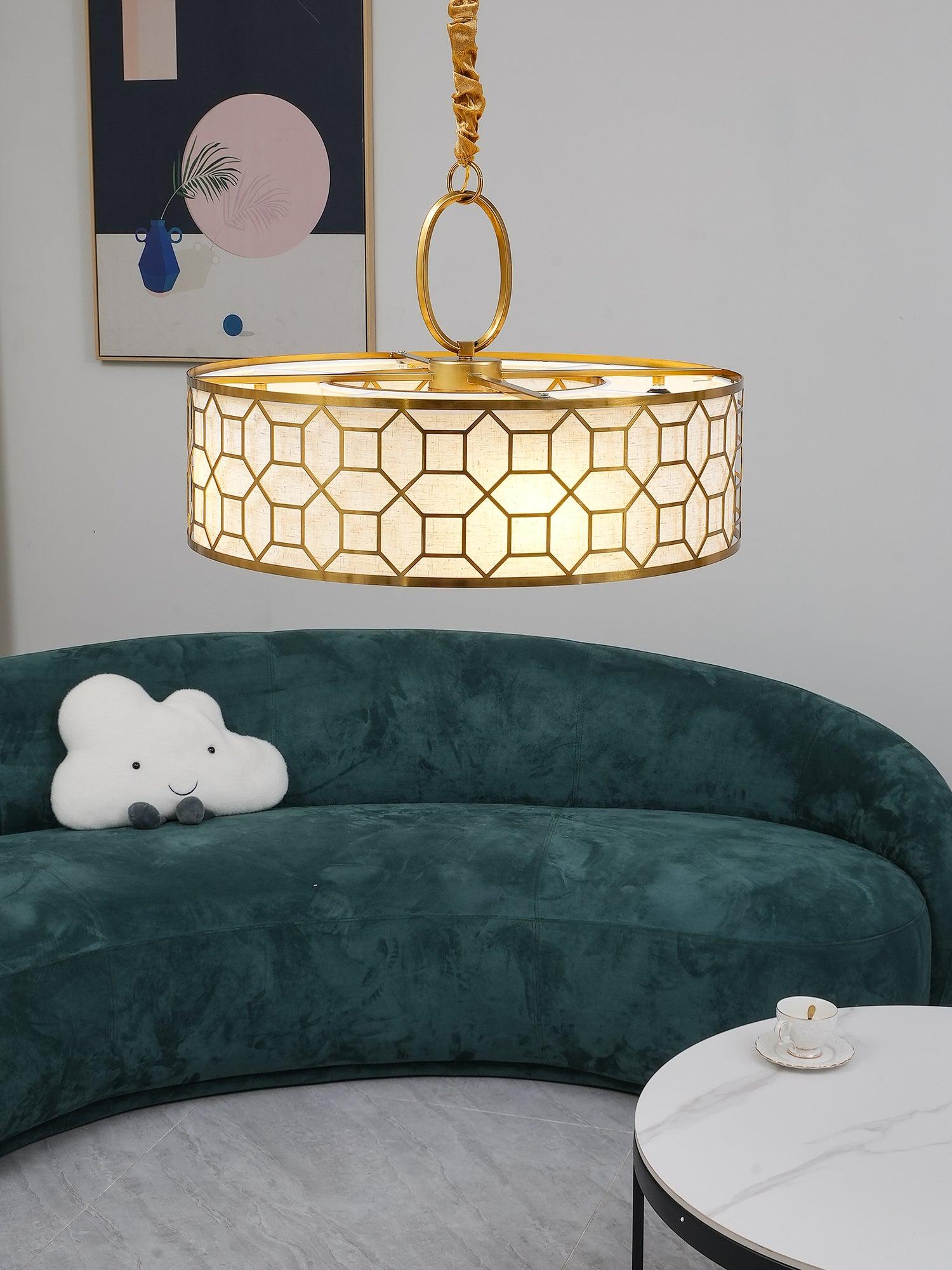 Arshaor Premium Elegance Kupferglas Pendelleuchte-Letslighting