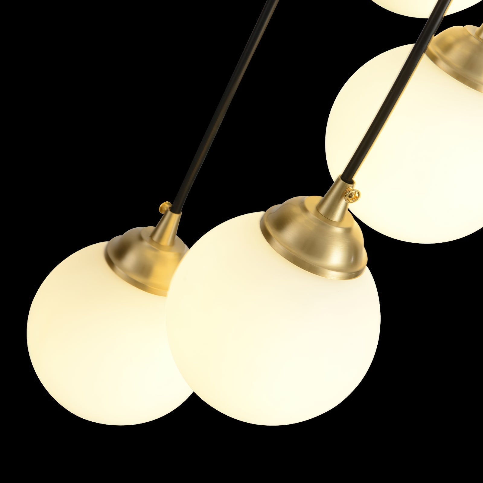 Zoe Kugeltropfen-Glaskronleuchter-Letslighting