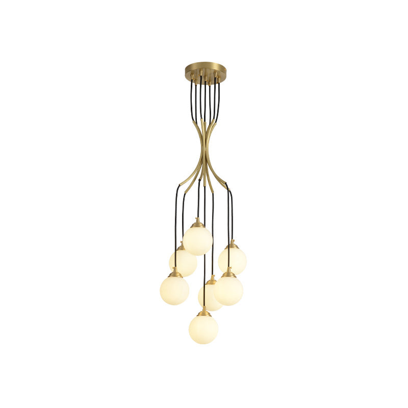 Zoe Kugeltropfen-Glaskronleuchter-Letslighting