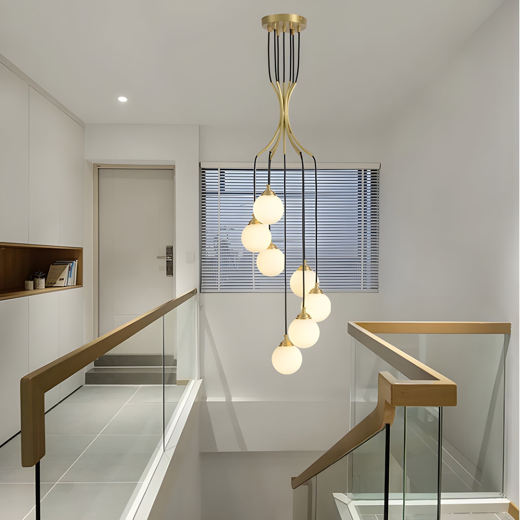 Zoe Kugeltropfen-Glaskronleuchter-Letslighting