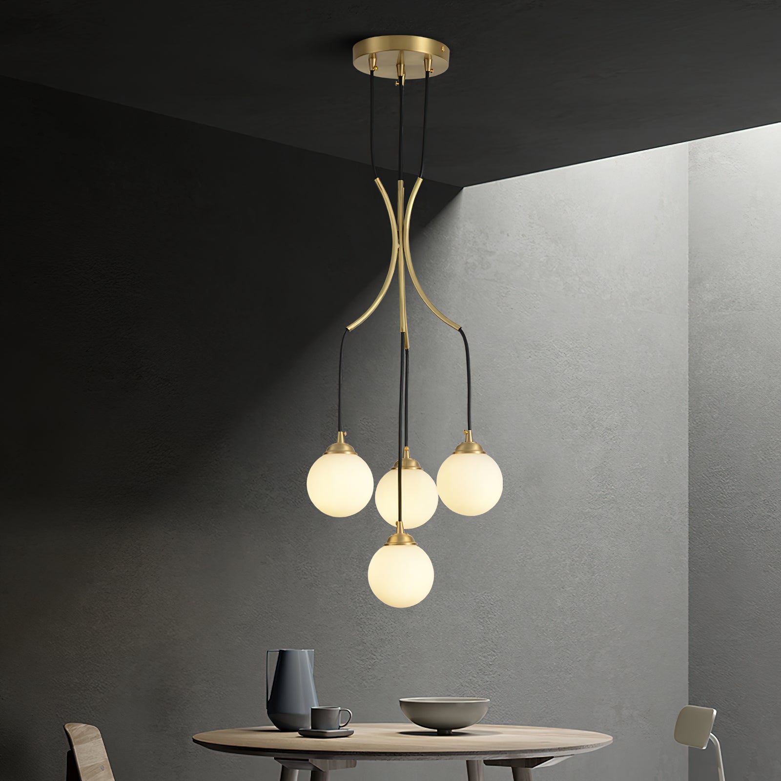 Zoe Kugeltropfen-Glaskronleuchter-Letslighting