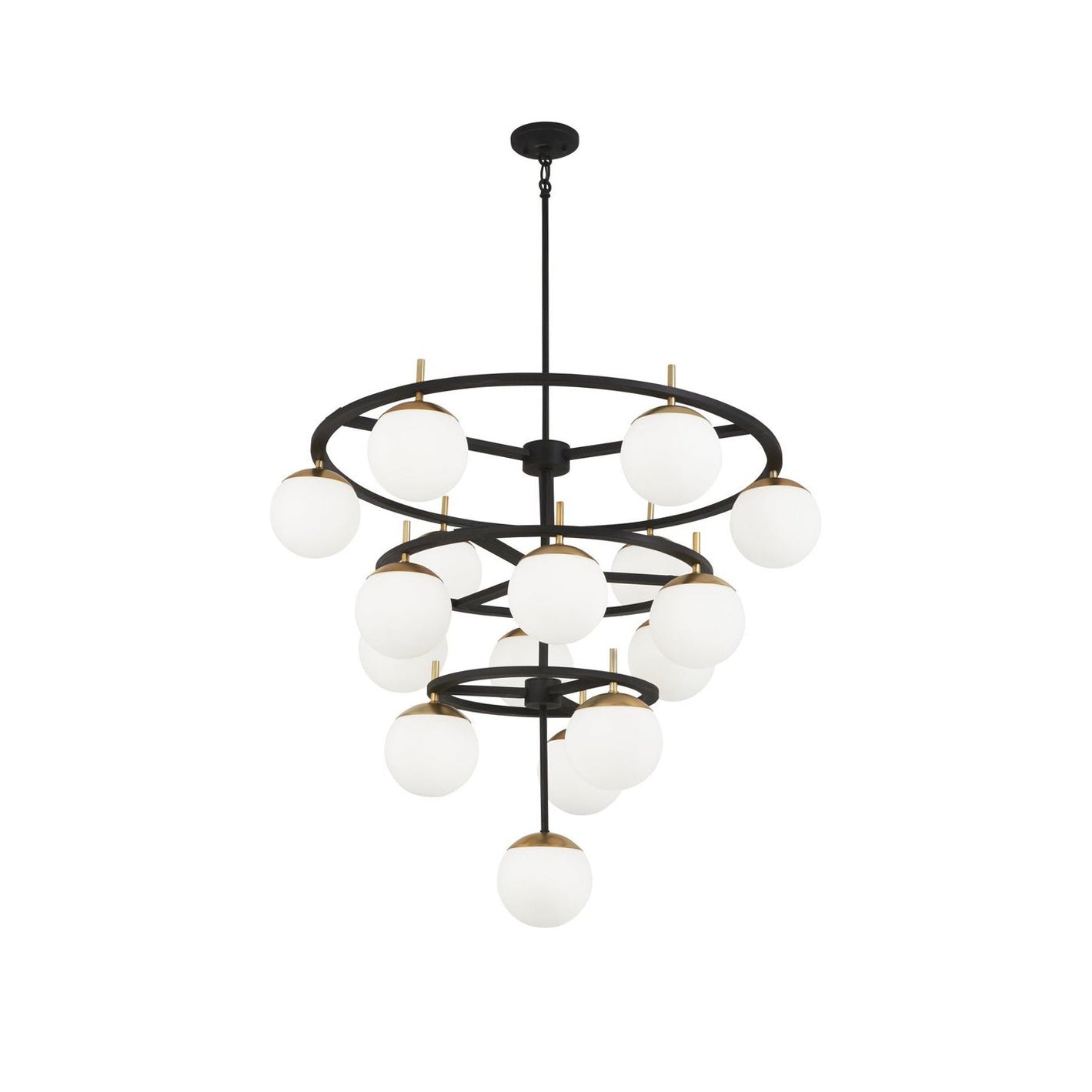 Ornuvyn Moderner Glas-Kronleuchter-Letslighting