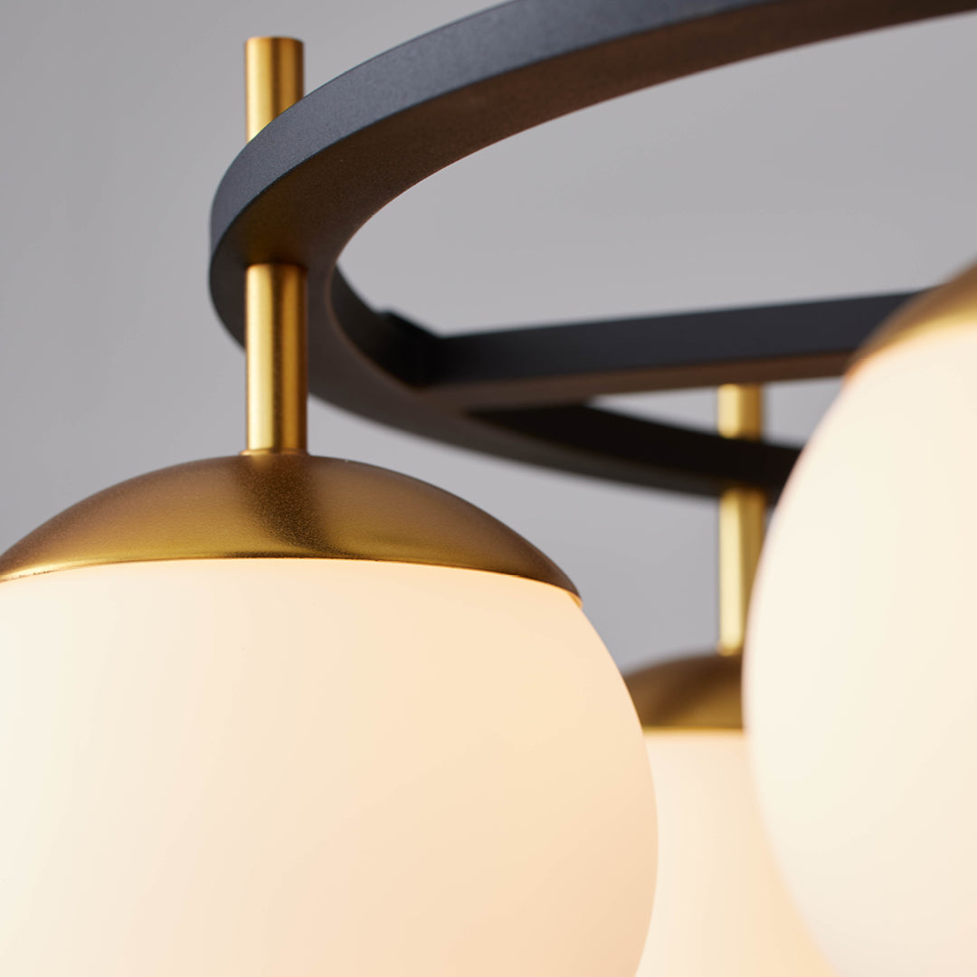 Ornuvyn Moderner Glas-Kronleuchter-Letslighting