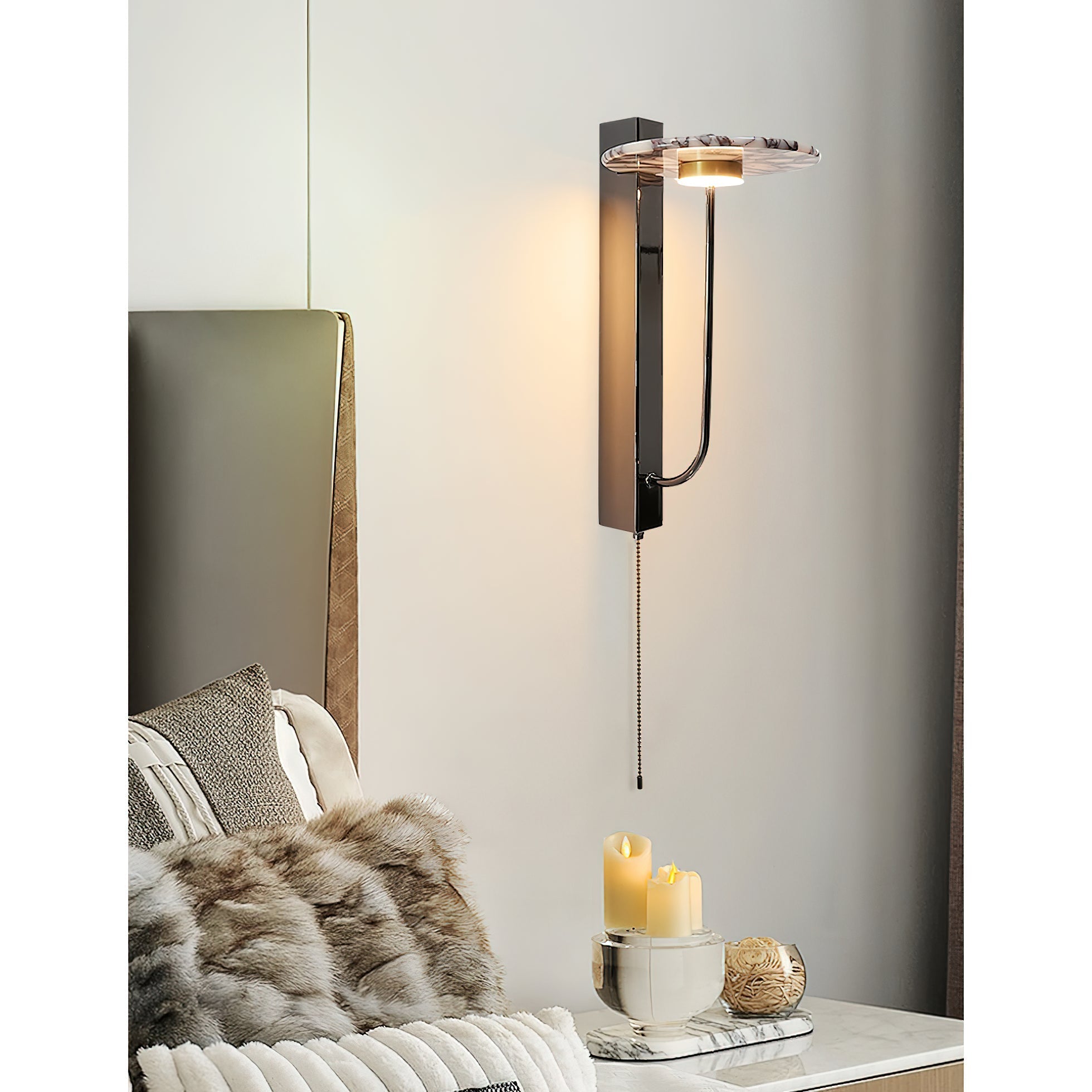 Aevuvyn Modern Minimalist Marble Wall Lamp - Letslighting