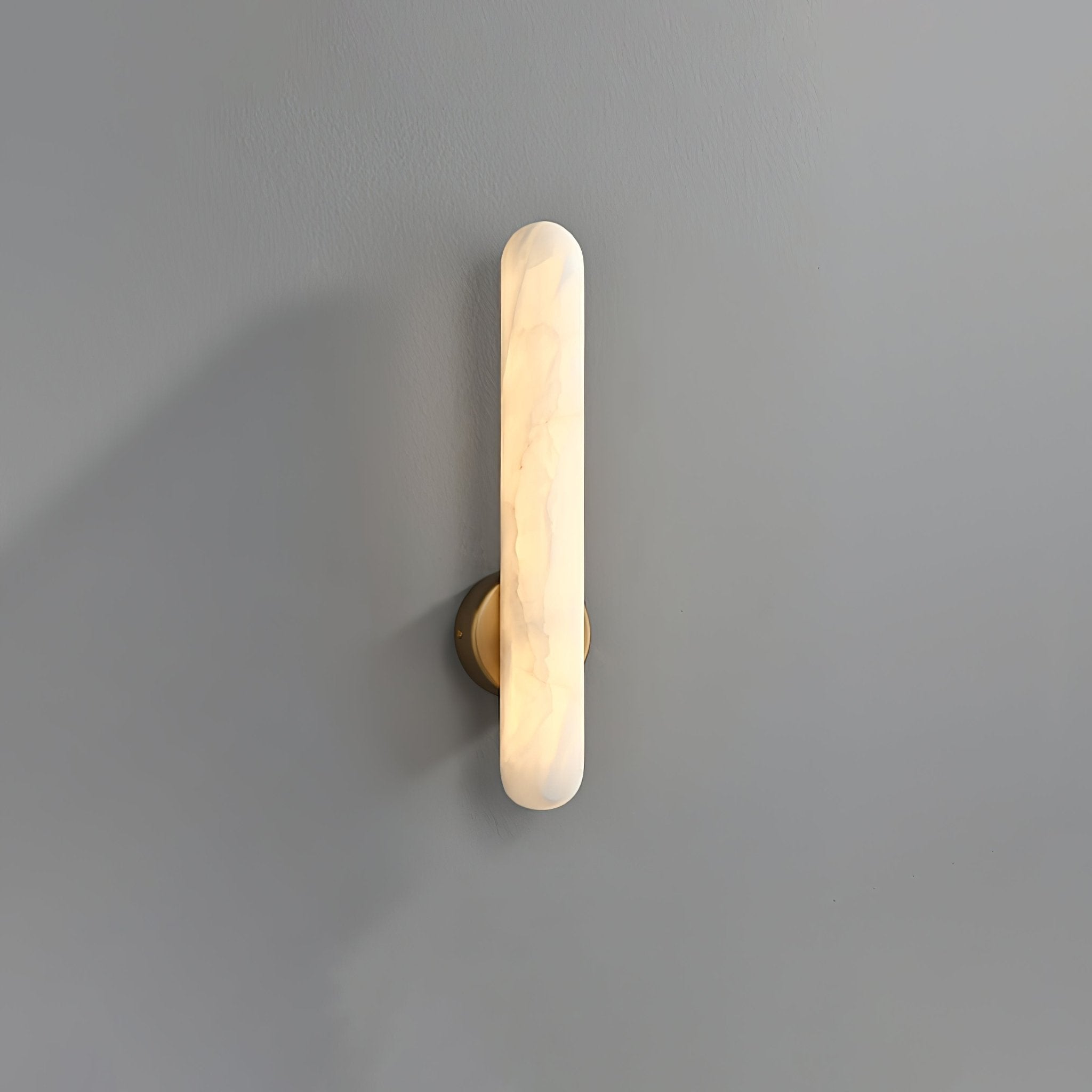 Elvenira Cylindrical Alabaster Wall Light - Neutralighting