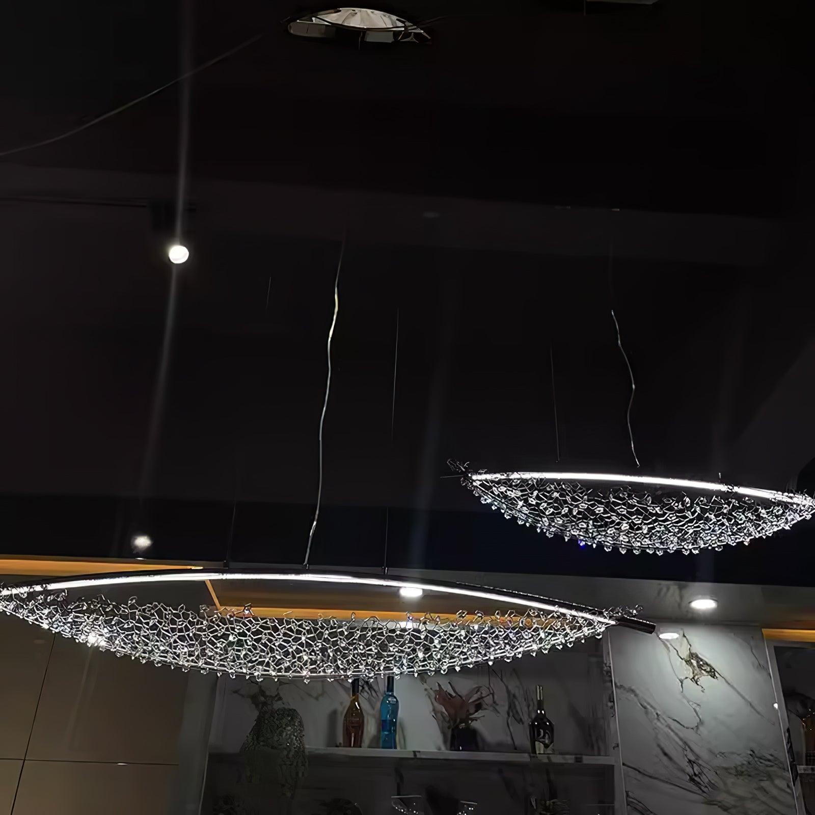 Elvarin Kristall Pendelleuchte-Letslighting